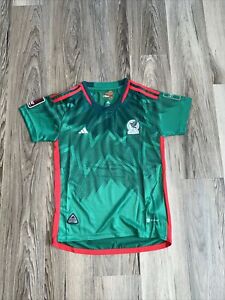 Mexico Jersey 2022 Qatar World Cup Home Shirt Adidas Large El Tri 6-7 Small