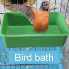 New ListingBird Water Bath Tub Pet Bird Bowl Parrots Parakeet Birdbath Cage Hanging