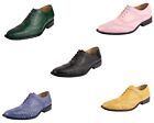 LIBERTYZENO Mens Genuine Leather Croco Lace up Wingtip Oxford style Dress Shoes
