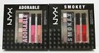 NYX Eye Shadow Palette And Lipstick Set Choose ADORABLE Or SMOKEY BUY 2 GET 1 FR