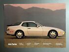 1989 Porsche 944 Turbo Coupe Sheet, Picture, Print - RARE!! Awesome Frameable