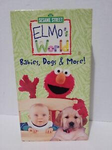 Sesame Street Elmo’s World Babies, Dogs, And More VHS Video 2000, Tested