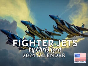 Fighter Jet Chris Lord 2024 Wall Calendar