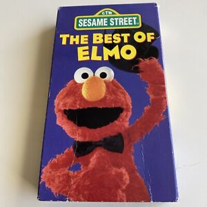 Sesame Street The Best Of Elmo Sesame Street VHS 1994 Closed Captioned