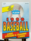 1990 Fleer Baseball Wax Box with 36 Factory Sealed Packs