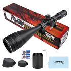 Sniper 4-16x50 Hunting Rifle Scope Illuminated Red, Green,Blue Mil-Dot Reticle