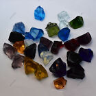2000 Ct Lab-Created Topaz Mix Color Uncut Rough CERTIFIED Loose Gemstone Lot