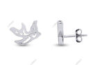 Swallows Bird Stud Earrings For Women in 925 Sterling Silver