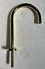 Kallista P24490-LV-ULB Gooseneck Widespread Bathroom Faucet - Unlacquered Brass