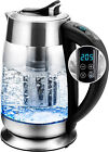 1.8L 1500W Glass Electric Kettle with Tea Infuser, Keep Warm, Auto Shut Off