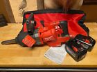 Milwaukee m18 Fuel High Torque Impact Wrench, Red, 1 inch, D Handle with One Key