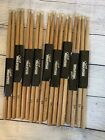 9 Pairs Of 5A Hickory Nylon Tipped Drum Sticks Wholesale Lot