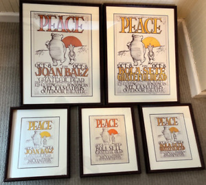 Peace Poster Collection Grateful Dead Stanley Mouse AOR 2.325, 2.326, 2.327