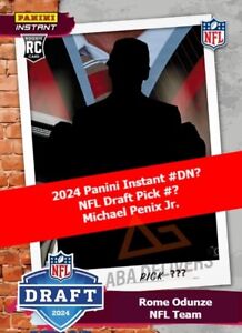 2024 Panini Instant DN? Michael Penix Jr NFL Draft Night ?? Overall Pick RC PS