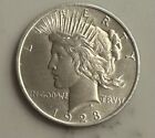 New Listing1928 Peace Silver Dollar US $1 90% Silver Coin ONLY 360,649 MADE IN 1928 RARE