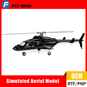 FLY WING Airwolf Scale 6CH GPS Auto Return Remote Control Aircraft RC Helicopter