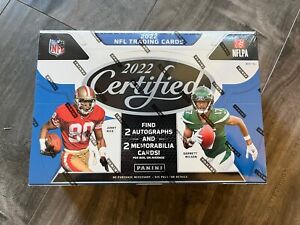 2022 Panini Certified NFL Football Hobby Box FOTL 1st First Off the Line Sealed