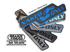 Naked Feet Only & Bare Feet Only Decals for your boat! Multi-Color Adhesive Foam