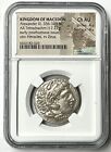 Alexander the Great III AR Tetradrachm Coin 336-323 BC - Certified NGC Choice AU
