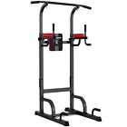 Power Tower Dip Station Adjustable Heavy Duty Pull Up Bar for Home Gym Workout