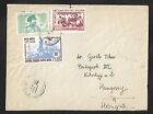 VIETNAM TO HUNGARY AIR MAIL COVER 1958