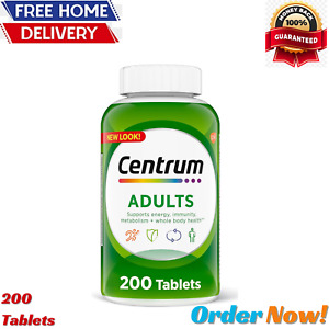 Centrum 200 & 425 Tablets Men/Women Adults under 50 Multi Vitamin Mineral