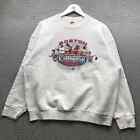 Vintage 2004 Boston Red Sox World Champions Sweatshirt Mens XL Long Sleeve White