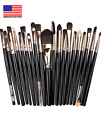 New ListingMakeup Brushes 20 Pcs Professional Eye Shadow Set Powder Foundation Eyeshadow Ey