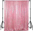 New Listing4Ftx6Ft-Fuchsia Pink-Sequin Photo Backdrop Wedding Photo Boothphoto...