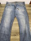 Vintage Guess The Falcon Bootcut Jeans Womens 34x32 Distressed Button Fly