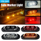 2-10PCS 2-LED Side Marker Clearance Lights Waterproof for Boat Trailer Truck RV