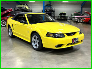 New Listing2001 Ford Mustang 2001 Ford Mustang SVT Cobra Convertible