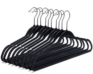 Quality Hangers Clothes Hangers 160 Pack - Non-Velvet Plastic Hangers for Clot