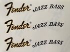 70s Fender Jazz Bass Headstock Decal (3 pcs.)