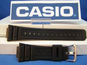 Casio watch band DW-5600E G-shock Original 16mm Black Resin Strap Watchband