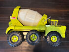 1970's MIGHTY TONKA EUCLID GREEN PRESSED STEEL CEMENT MIXER TRUCK  VINTAGE