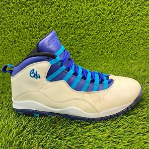 Nike Air Jordan 10 Retro Mens Size 11 White Athletic Shoes Sneakers 310805-107