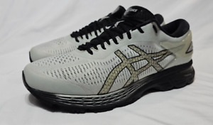 Asics Gel Kayano 25 1011A029 Running Shoes Mens Size 11.5 W Glacier Grey/Black
