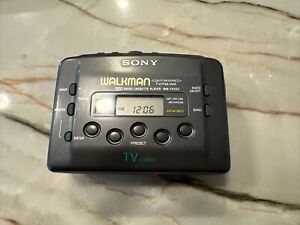 SONY WM-FX433 Walkman Cassette, AM/FM Radio, TV, Mega Bass & Auto Rev WORKING VG