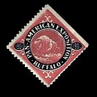 1901 Pan American Exposition BC11 Running Buffalo Cinderella Stamp Rev SETOFF!