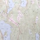 Map Raymond Maine 1981 Topographic Geological Survey 1:24000 27x22