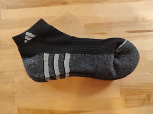 NWOT 3 Pairs Mens Adidas Aeroready Cushioned Performance Low Cut Socks Black