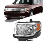 [Halogen Type] For 2009 2010 2011 2012 Ford Flex Chrome Driver Side Headlight (For: 2009 Ford Flex SEL 3.5L)