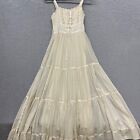 Gunne Sax Dress Womens 9 Romantic Renaissance Bridal Boho Cottagecore Victorian