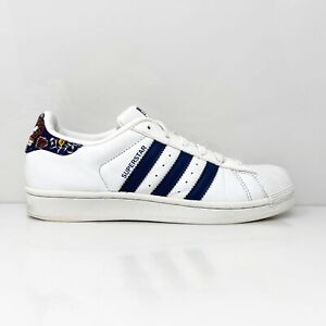 Adidas Womens Superstar S80481 White Casual Shoes Sneakers Size 6