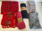 🇹🇷 Lot of 6 New Fashion Scarves, Hijabs made in Turkey