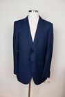 VAKKO by Caruso solid navy blue wool blazer jacket Size 42 US / 52 IT authentic