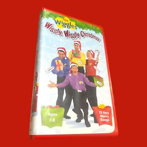 The Wiggles VHS Tape Wiggly Christmas Holiday Special Clamshell Case VHS