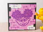 LEGO Sesame Street MAGIC Girl Abby Cadabby Mural Tile 6x6 Sticker Pink Bricks
