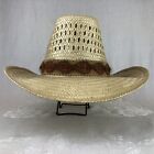 Bailey U-Rollit Straw Cowboy Hat Size 7 5/8 Read For More Size Info